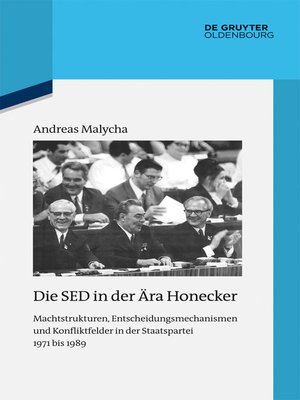 cover image of Die SED in der Ära Honecker